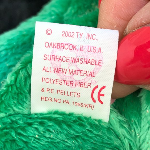 RARE RETIRED Dublin The Bear Ty Beanie Baby 2002 with Hologram NEW Collectible - Picture 7 of 11